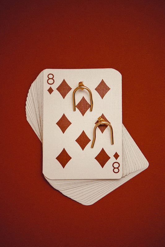 Cave earrings size S