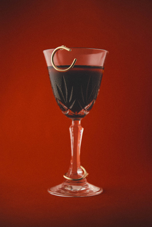 Twisted earrings size M