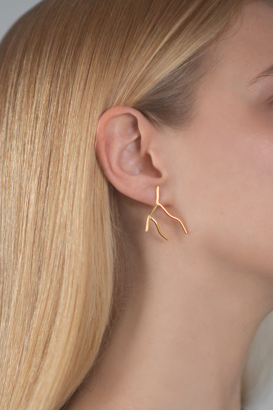 Coral earrings 02