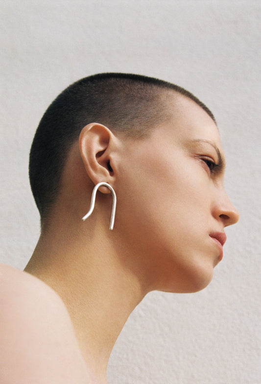 Cave earrings size L