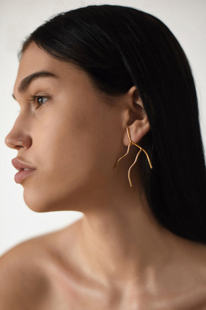 Coral earrings 01