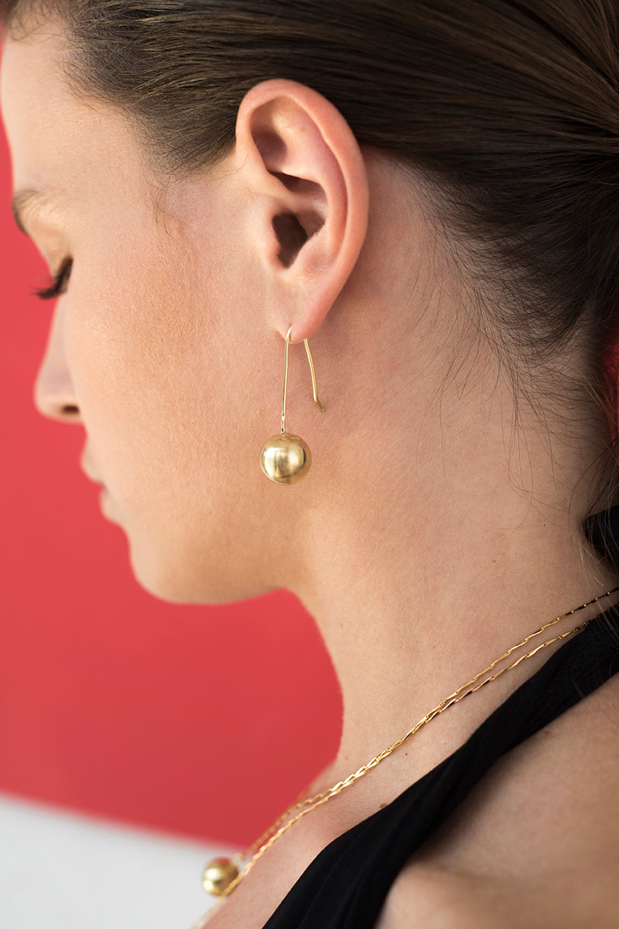 Marbles earrings