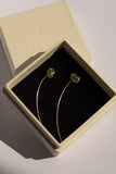 Sprout ear pin peridot
