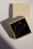Sprout ear pin peridot