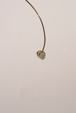 Sprout ear pin aquamarine