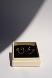 Twisted earrings peridot