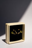 Twisted earrings peridot