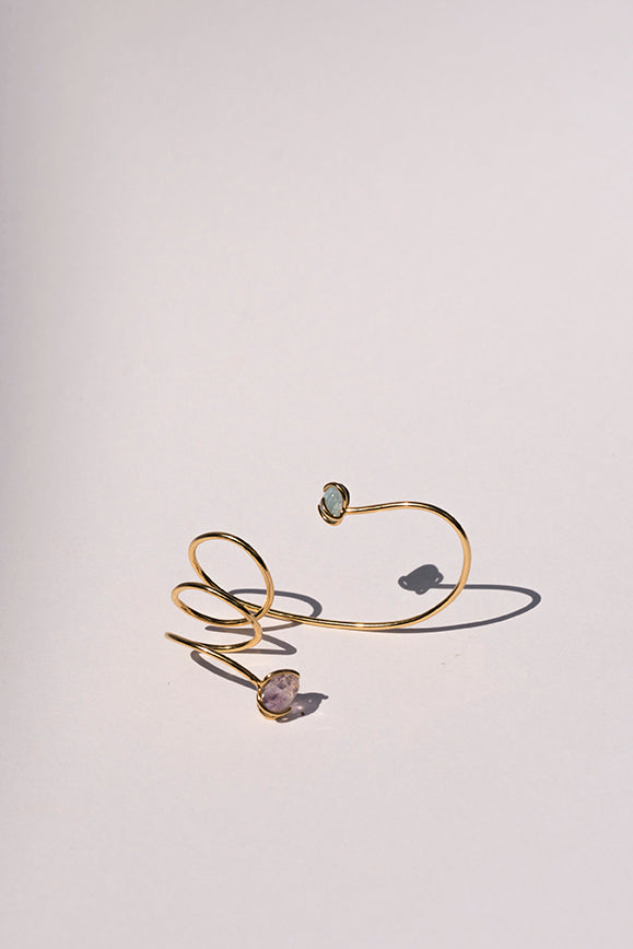 Playground Love ear cuff with embellishment
