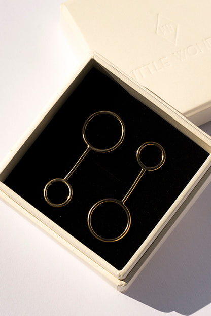 Let's blow bubbles earrings