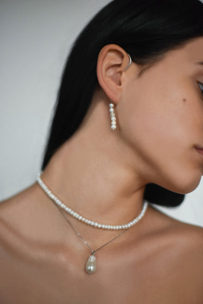 Pearl Drops ear cuff