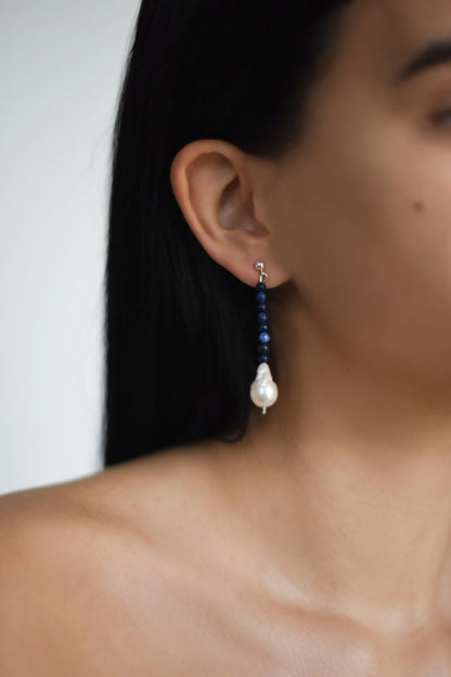 Lapis Sienna earrings