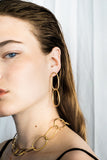Romana earrings matte finish