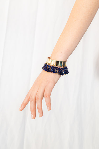 Ninety six beads cuff