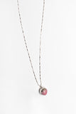 Marbles necklace with a hint of pink