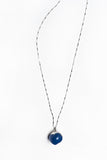 Marbles necklace with a hint of blue