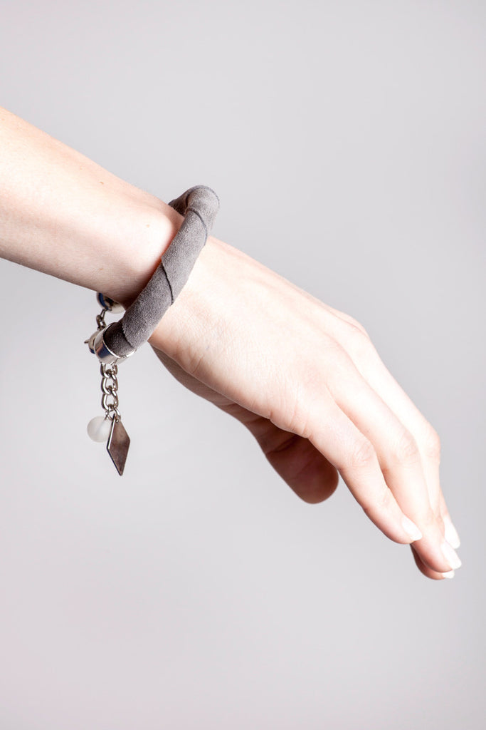 Handcuff Bracelet in Silver Vetements