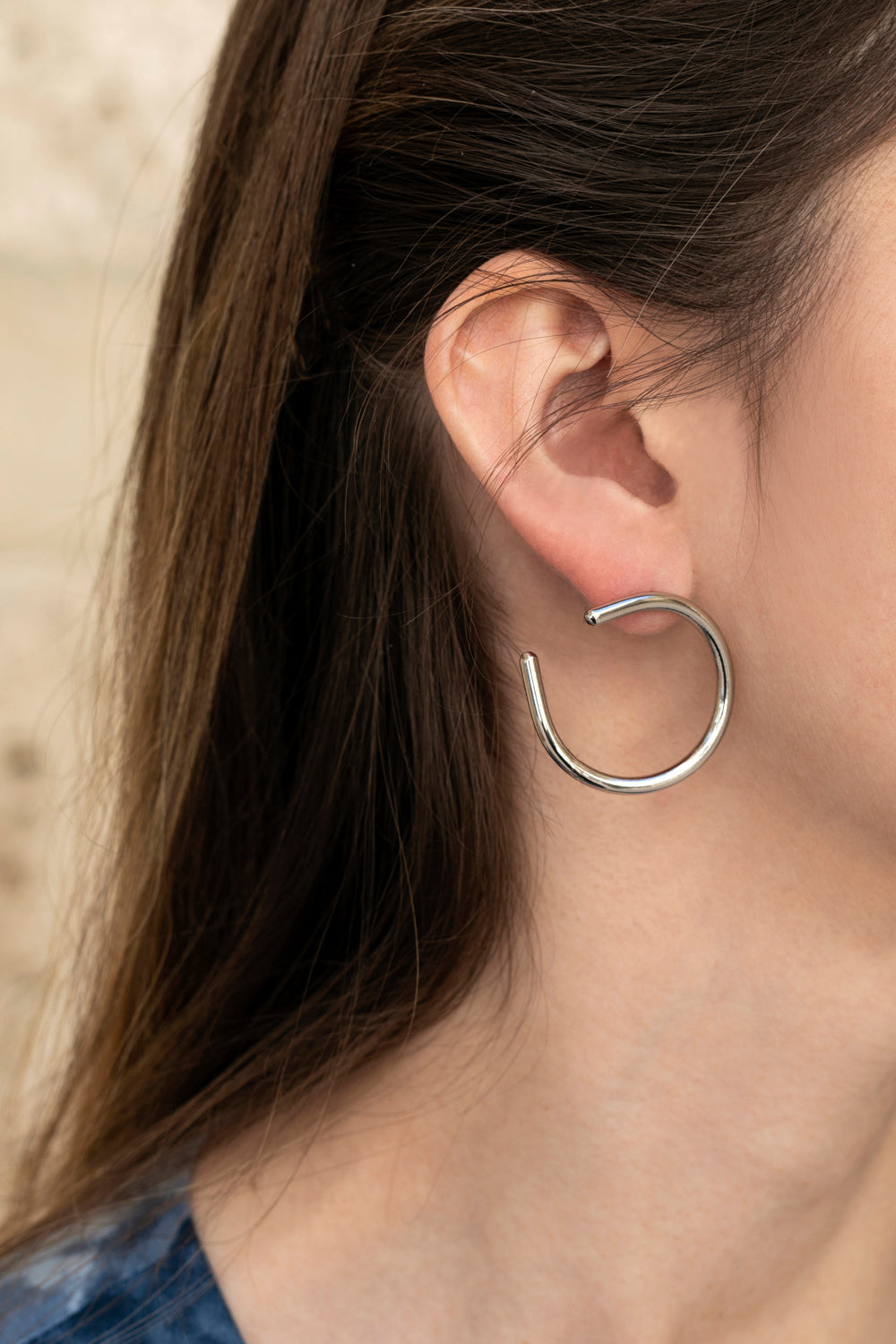 Twisted earrings size L