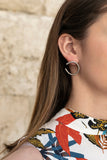 Twisted earrings size M