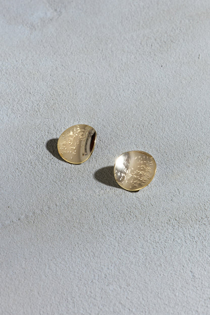 Swallow earrings gold