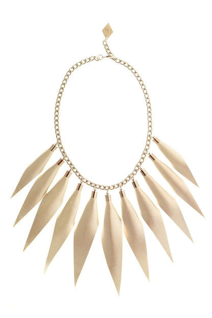 Silver edition: made of leather spikes with galvanized brass and metal components.