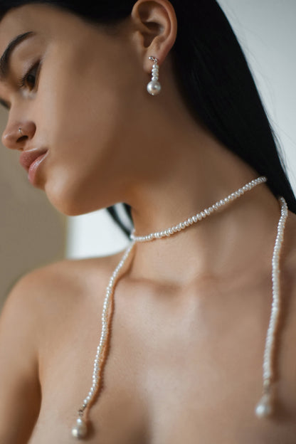One Meter of Pearls necklace