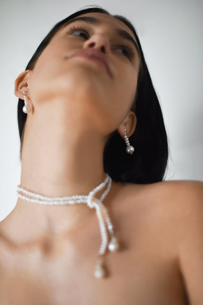 One Meter of Pearls necklace