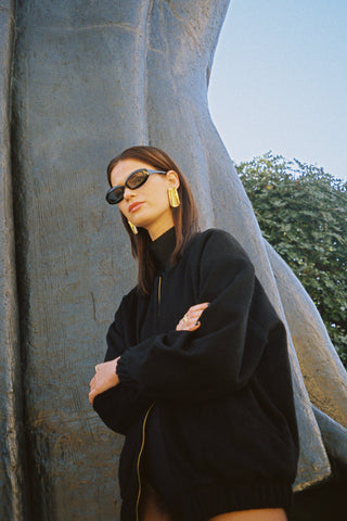 Cashmere Bomber Jacket