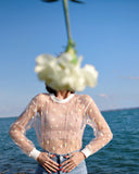 Light Rose Daisy Sweatshirt