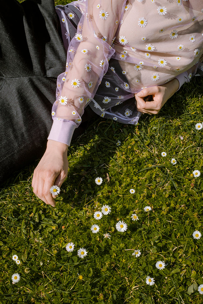 Lilac Daisy Sweatshirt
