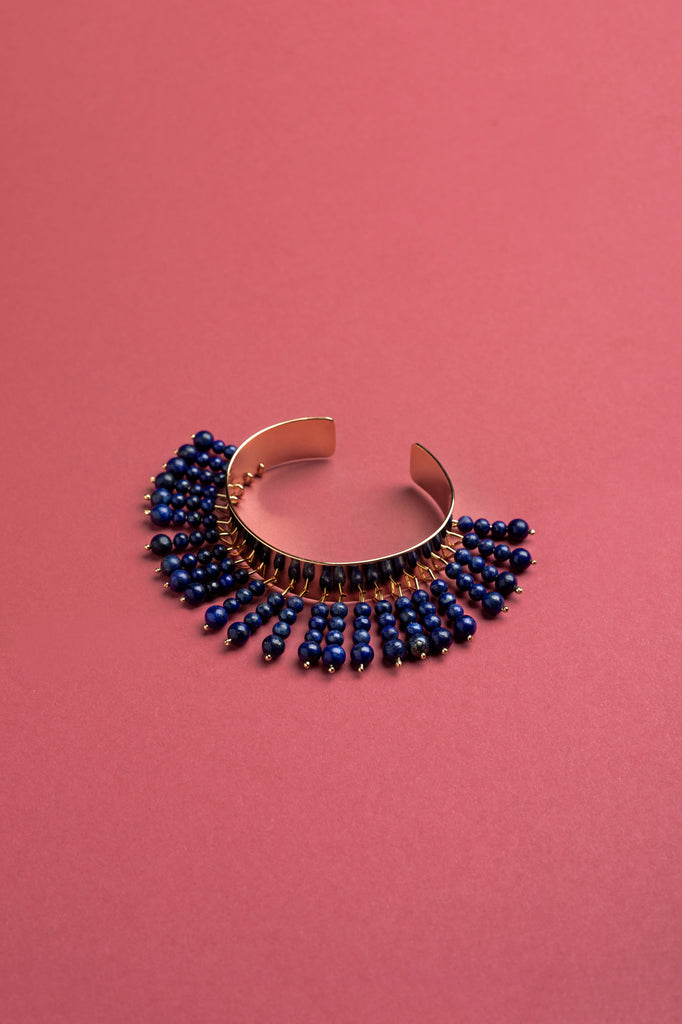 Ninety six beads cuff
