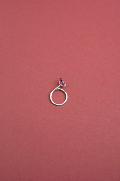 Amethyst Rosebud ring 01