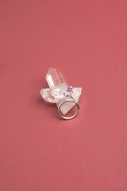 Amethyst Rosebud ring 01