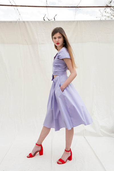 Paloma dress in lavender by Chicks on Chic