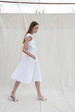 Paloma dress in white poplin by Chicks on Chic