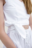 Paloma dress in white poplin by Chicks on Chic