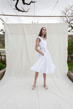Paloma dress in white poplin by Chicks on Chic