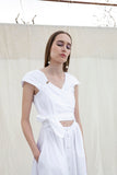 Paloma dress in white poplin by Chicks on Chic