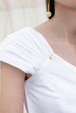 Paloma dress in white poplin by Chicks on Chic